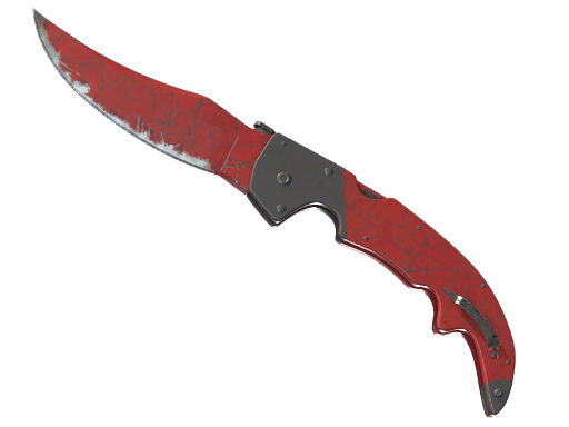 ★ Falchion Knife | Crimson Web (Field-Tested)