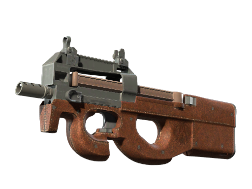 P90 | Leather (Battle-Scarred)