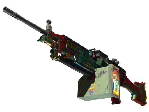 StatTrak™ M249 | Nebula Crusader (Battle-Scarred)
