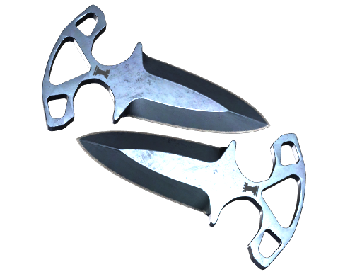 ★ StatTrak™ Shadow Daggers | Blue Steel (Well-Worn)