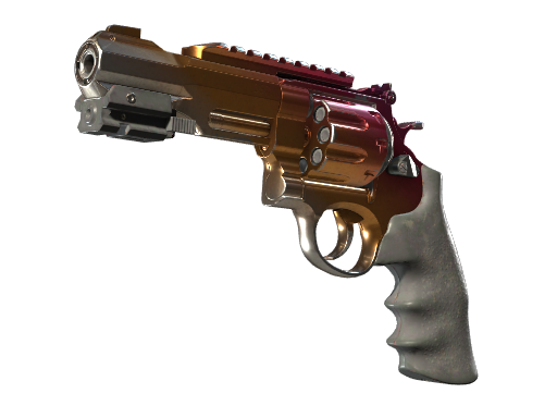 StatTrak™ R8 Revolver | Fade (Well-Worn)