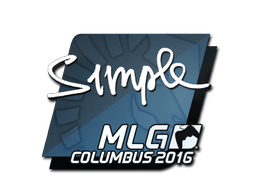 Sticker | s1mple | MLG Columbus 2016