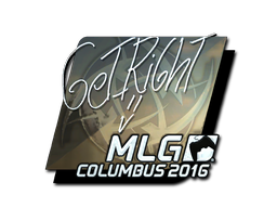 Sticker | GeT_RiGhT (Foil) | MLG Columbus 2016