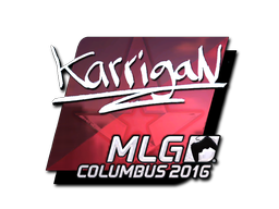 Sticker | karrigan (Foil) | MLG Columbus 2016