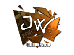 Sticker | JW (Foil) | Cologne 2016