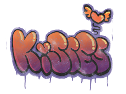 Sealed Graffiti | Kisses