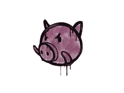 Sealed Graffiti | Piggles (Princess Pink)
