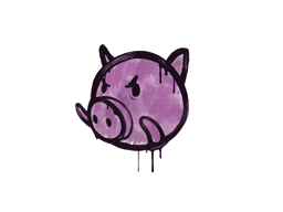 Sealed Graffiti | Piggles (Bazooka Pink)