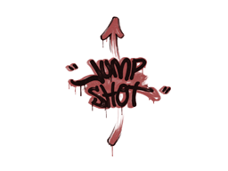 Sealed Graffiti | Jump Shot (Blood Red)