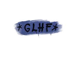 Sealed Graffiti | GLHF (SWAT Blue)