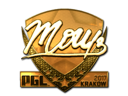 Sticker | mou (Gold) | Krakow 2017