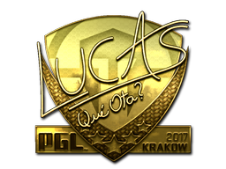 Sticker | LUCAS1 (Gold) | Krakow 2017