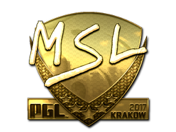 Sticker | MSL (Gold) | Krakow 2017