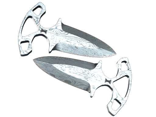 ★ StatTrak™ Shadow Daggers | Damascus Steel (Well-Worn)