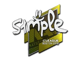 Sticker | s1mple | Boston 2018