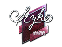 Sticker | STYKO (Foil) | Boston 2018