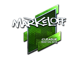 Sticker | markeloff (Foil) | Boston 2018