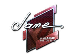 Sticker | Jame (Foil) | Boston 2018