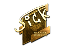 Sticker | SicK (Gold) | Boston 2018