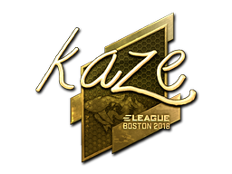 Sticker | Kaze (Gold) | Boston 2018