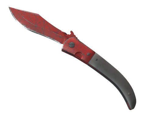 ★ StatTrak™ Navaja Knife | Crimson Web (Well-Worn)