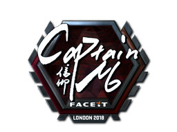 Sticker | captainMo (Foil) | London 2018