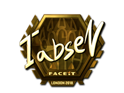 Sticker | tabseN (Gold) | London 2018
