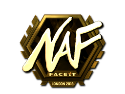 Sticker | NAF (Gold) | London 2018