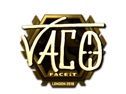 Sticker | TACO (Gold) | London 2018