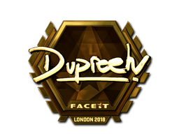 Sticker | dupreeh (Gold) | London 2018