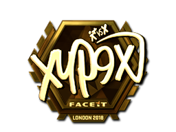 Sticker | Xyp9x (Gold) | London 2018