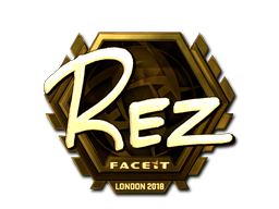 Sticker | REZ (Gold) | London 2018