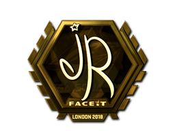 Sticker | jR (Gold) | London 2018