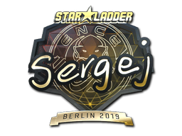 Sticker | sergej (Gold) | Berlin 2019