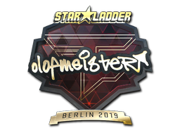 Sticker | olofmeister (Gold) | Berlin 2019