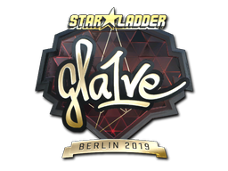 Sticker | gla1ve (Gold) | Berlin 2019