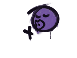 Sealed Graffiti | Smooch (Monster Purple)