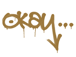 Sealed Graffiti | Okay (Desert Amber)