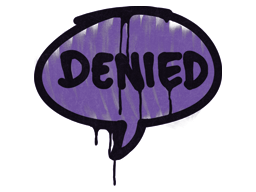 Sealed Graffiti | Denied (Monster Purple)