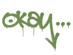 Sealed Graffiti | Okay (Battle Green)