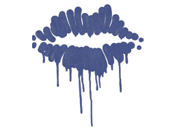 Sealed Graffiti | Kiss (SWAT Blue)