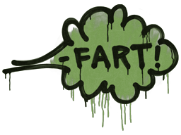 Sealed Graffiti | Fart (Battle Green)