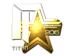 Sticker | Titan (Gold) | Cluj-Napoca 2015