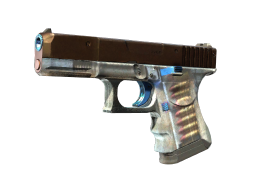 StatTrak™ Glock-18 | Clear Polymer (Battle-Scarred)