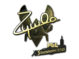 Sticker | ZywOo (Gold) | Stockholm 2021