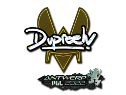 Sticker | dupreeh (Glitter) | Antwerp 2022