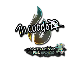 Sticker | nicoodoz (Glitter) | Antwerp 2022
