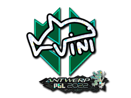 Sticker | VINI (Glitter) | Antwerp 2022