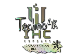 Sticker | Techno4K (Holo) | Antwerp 2022