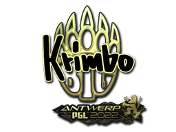 Sticker | Krimbo (Gold) | Antwerp 2022